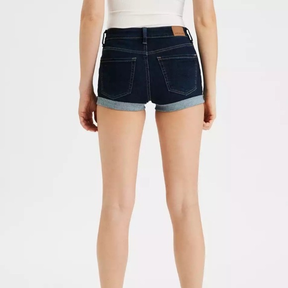 American Eagle Next Level Stretch Blue Jean Shorts - Picture 4 of 10